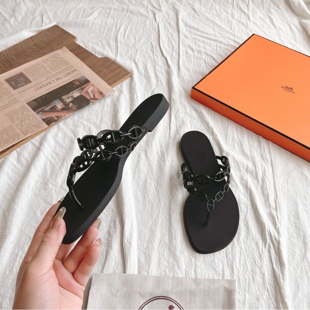 Hermes women's slippers - Picture 4 of 8
